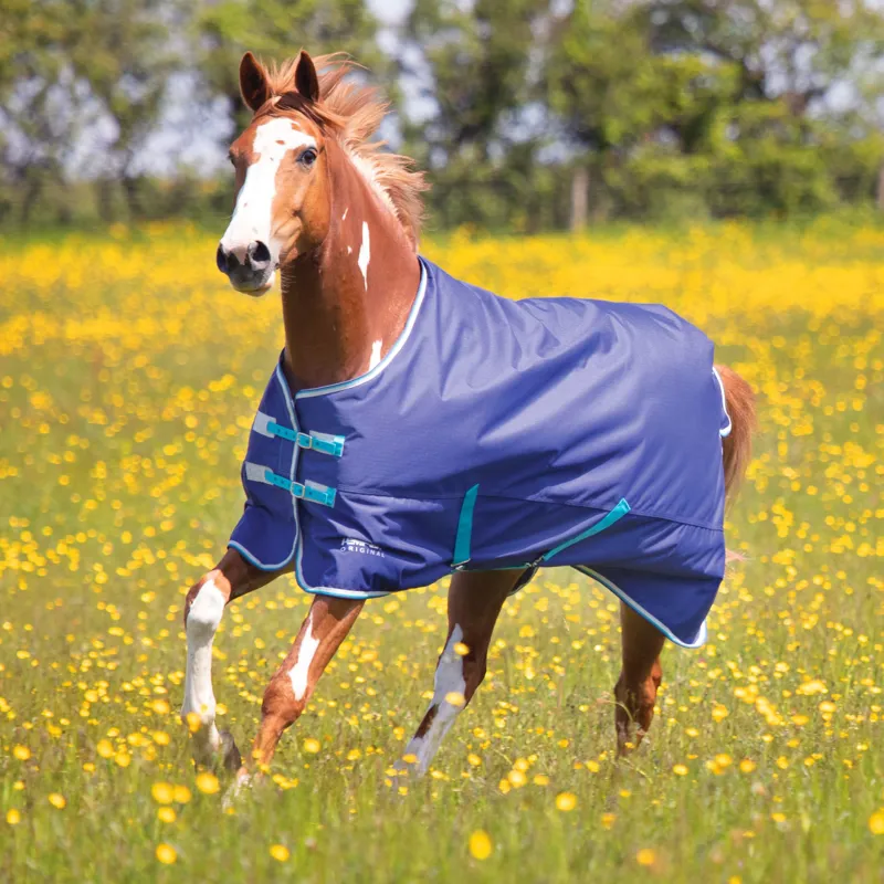 Shires Tempest Original 100g Turnout Rug - Navy-1